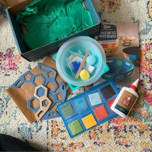 Handcrafted Paper Bowls Kiwi Crate Learning Box